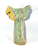 Load image into Gallery viewer, Asleep Awake Cup with Vine and Trees