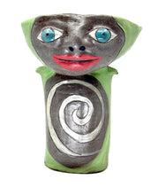 Load image into Gallery viewer, Asleep Awake Cup with Brown Face and Spiral