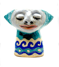 Load image into Gallery viewer, Asleep Awake Cup Green with Fish