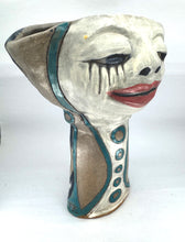 Load image into Gallery viewer, Asleep Awake Cup with Brown Face and Spiral