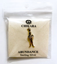 Load image into Gallery viewer, Abundance charm packaged in a plastic bag to protect from tarnishing.
