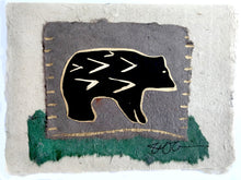 Load image into Gallery viewer, Bear Handmade Paper Card