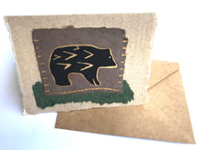 Load image into Gallery viewer, Bear Handmade Paper Card