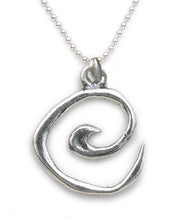 Load image into Gallery viewer, Chikara Spiral 24 inch Ball Chain Necklace