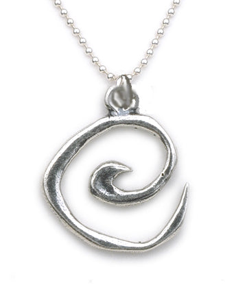 Chikara Spiral 24 inch Ball Chain Necklace
