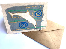 Load image into Gallery viewer, Dolphin Handmade Paper Card