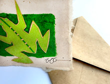 Load image into Gallery viewer, Frog Handmade Paper Card