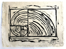 Load image into Gallery viewer, Golden Mean Spiral Card