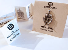 Load image into Gallery viewer, Packaging comes with accordian folded blurb enclosed, which shows the entire Chikara line.