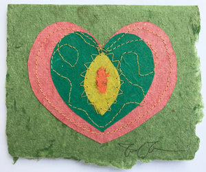 Heart Stitched Card