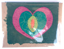 Load image into Gallery viewer, Heart Stitched Card