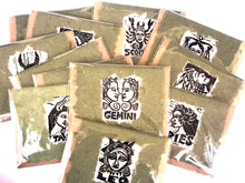 Load image into Gallery viewer, Gemini Lino Print Card