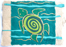 Load image into Gallery viewer, Turtle Handmade Paper Totem Card