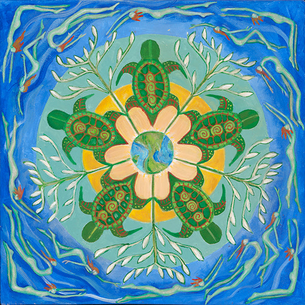 Turtle Mandala Cards and Prints