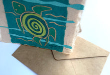 Load image into Gallery viewer, Turtle Handmade Paper Totem Card
