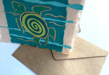 Load image into Gallery viewer, Turtle Handmade Paper Totem Card