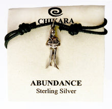 Load image into Gallery viewer, Abundance knotted cord necklace in packaging