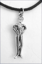 Load image into Gallery viewer, Love Black Cord Necklace