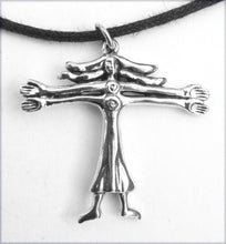 Load image into Gallery viewer, Power Black Cord Necklace