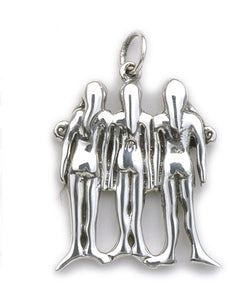 Back view of Friendship Charm