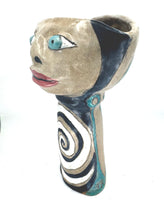 Load image into Gallery viewer, Asleep Awake Cup with Brown Face and Spiral
