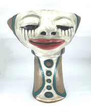 Load image into Gallery viewer, Asleep Awake Cup with Brown Face and Spiral
