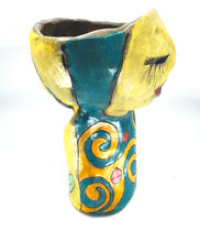 Load image into Gallery viewer, Asleep Awake Cup with Vine and Spirals
