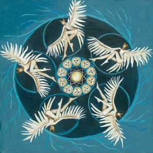 Owl Mandala Original Painting